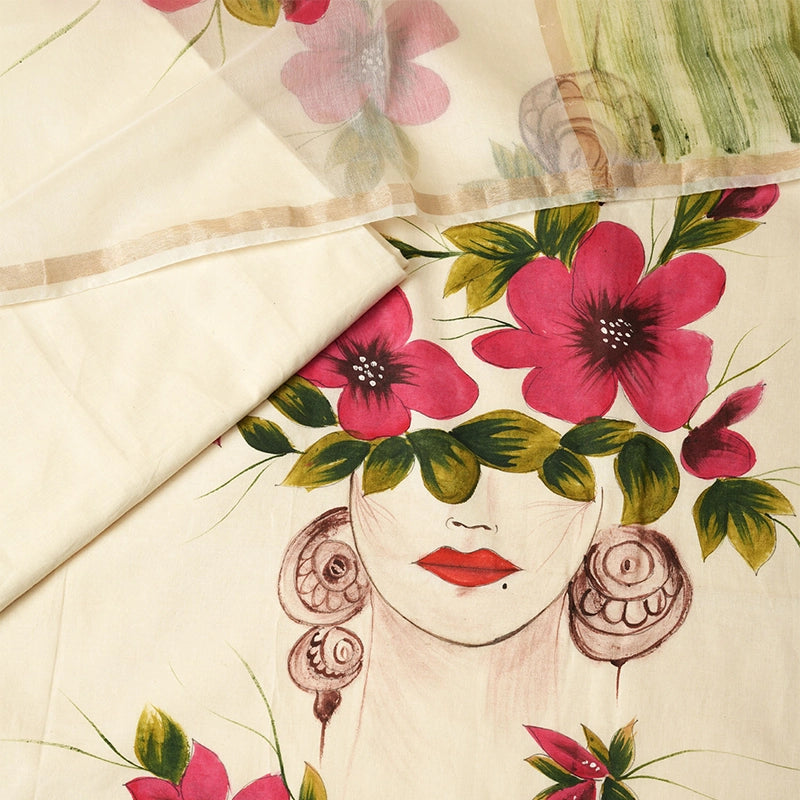 Shakti - Unstiched salwar suit material