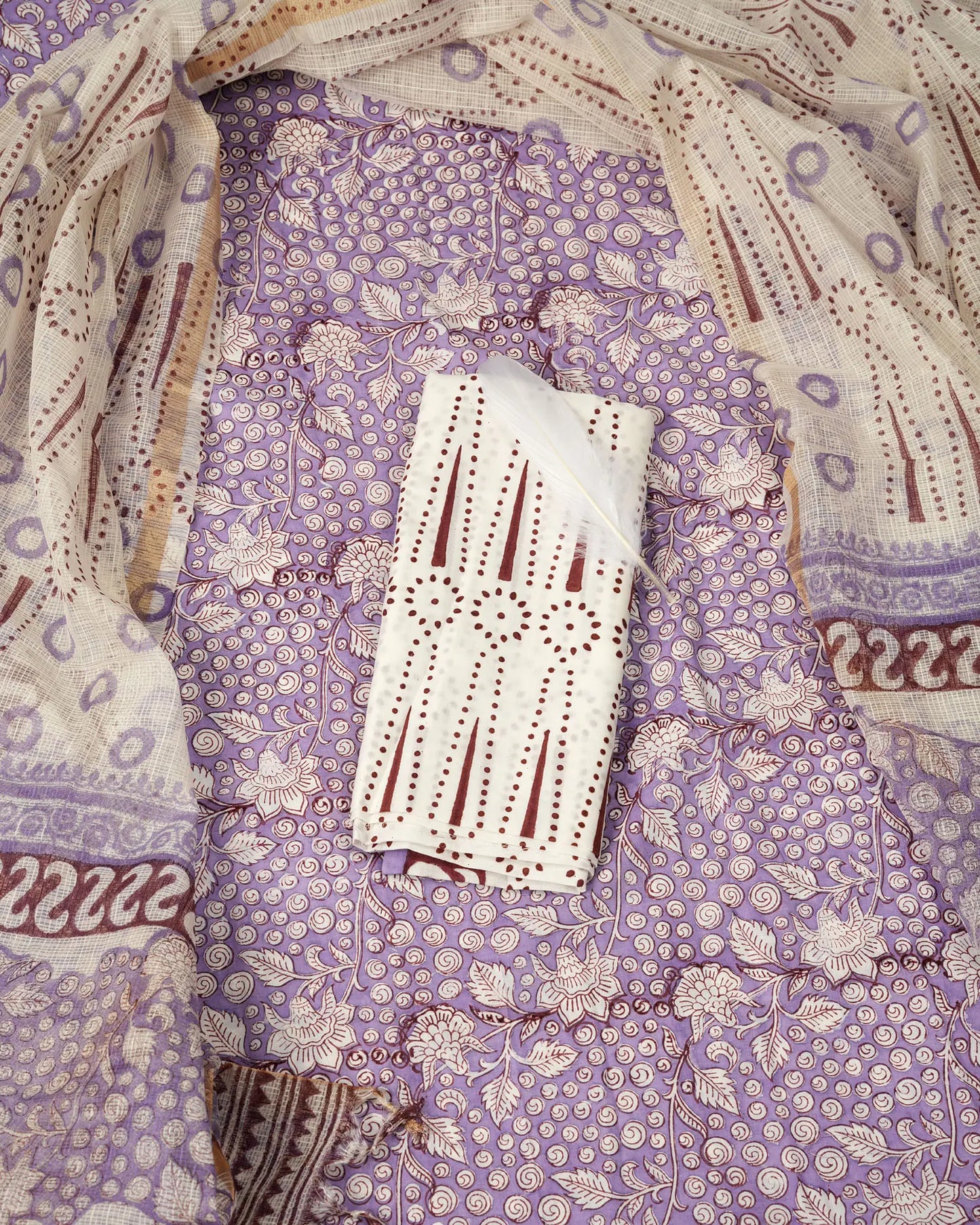 Draksa - Unstiched salwar suit material