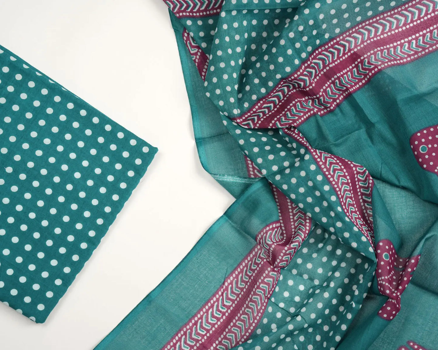 Gajasree - Unstiched salwar suit material
