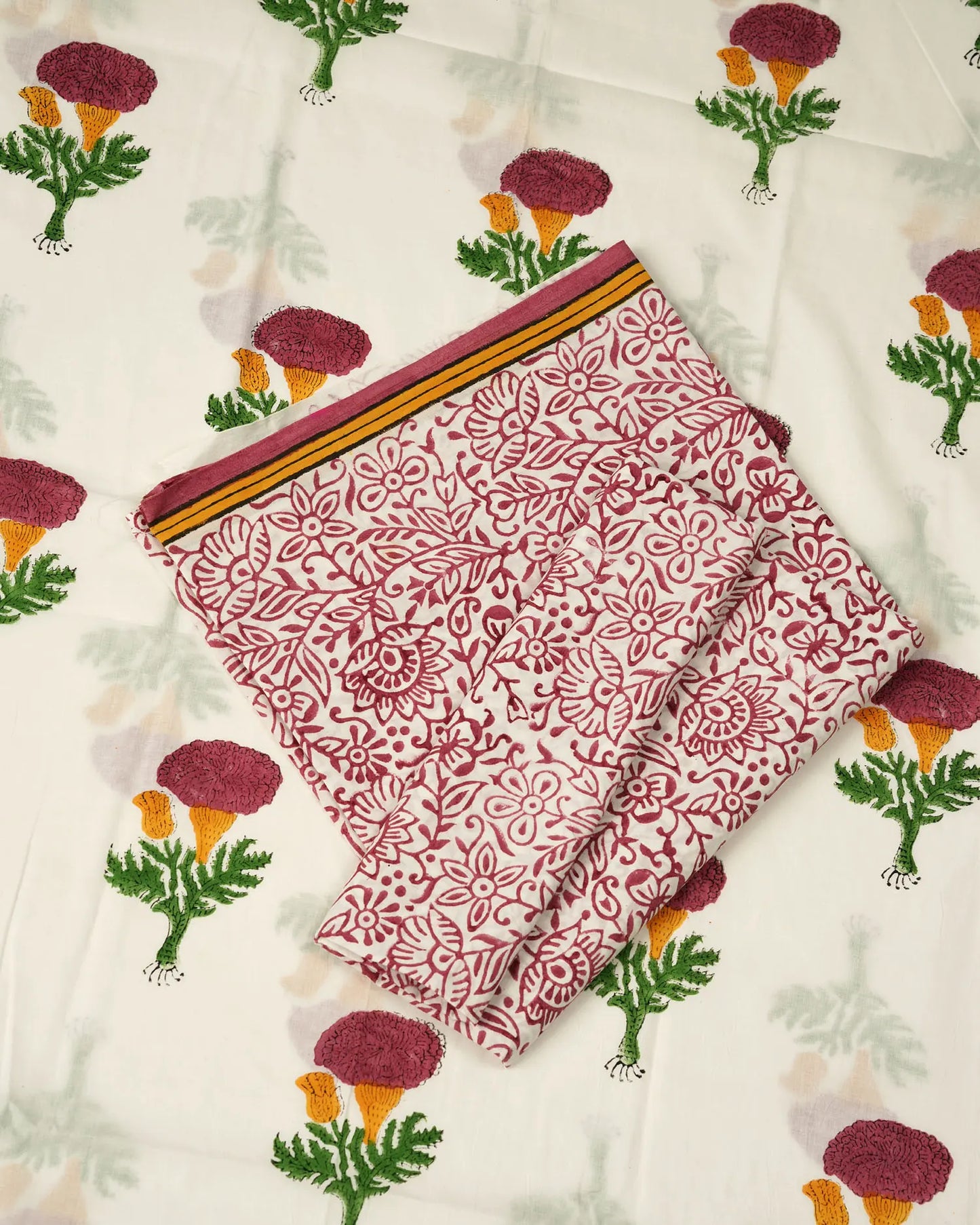 Rangoli - Unstiched salwar suit material