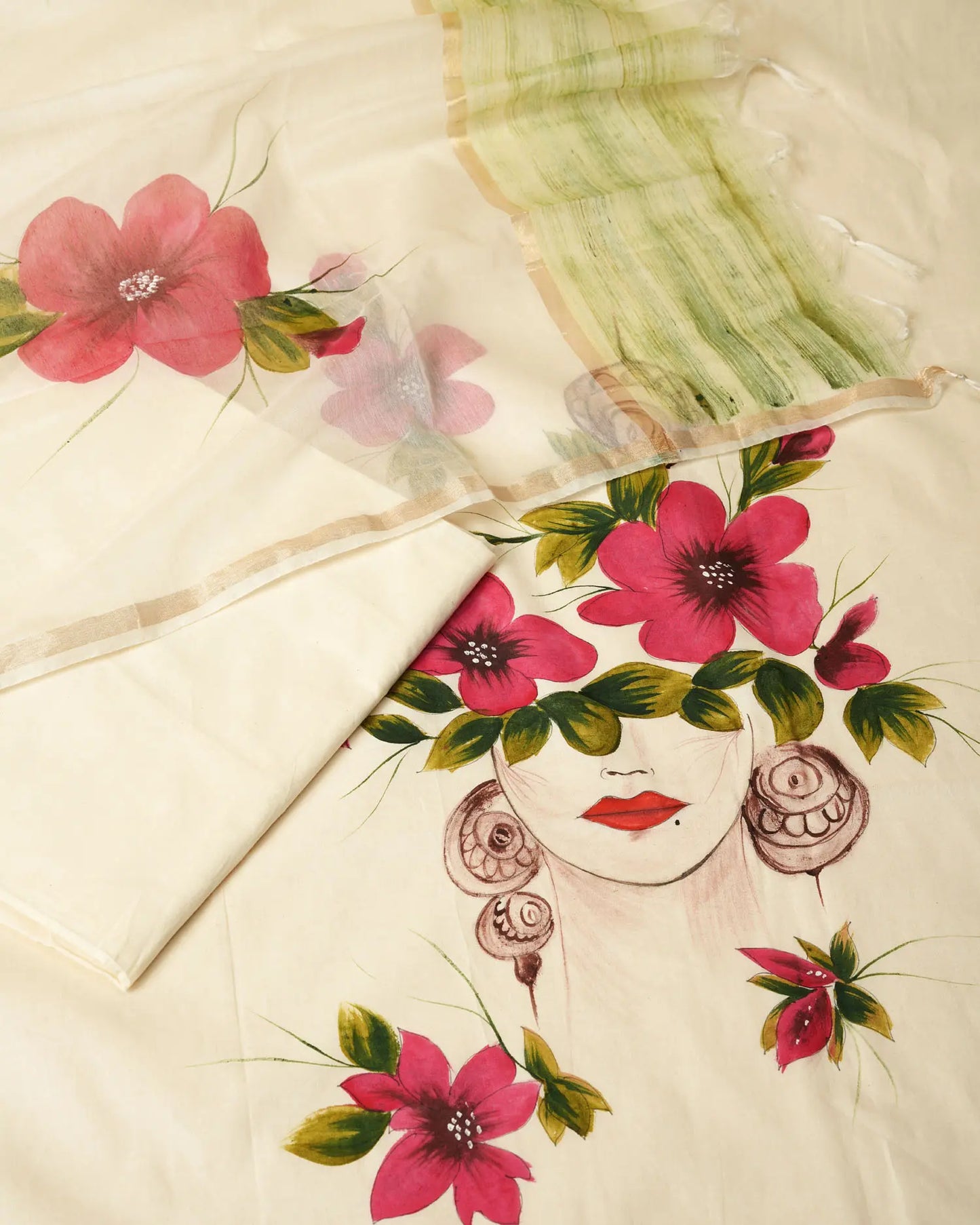 Shakti - Unstiched salwar suit material