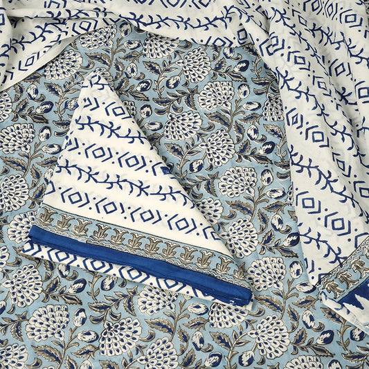 Neelakshi - Unstiched salwar suit material