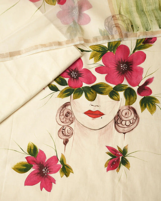 Shakti - Unstiched salwar suit material